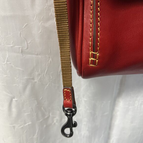 Dooney & Bourke Florentine Pocket Crossbody Handbag Red - Picture 3 of 14